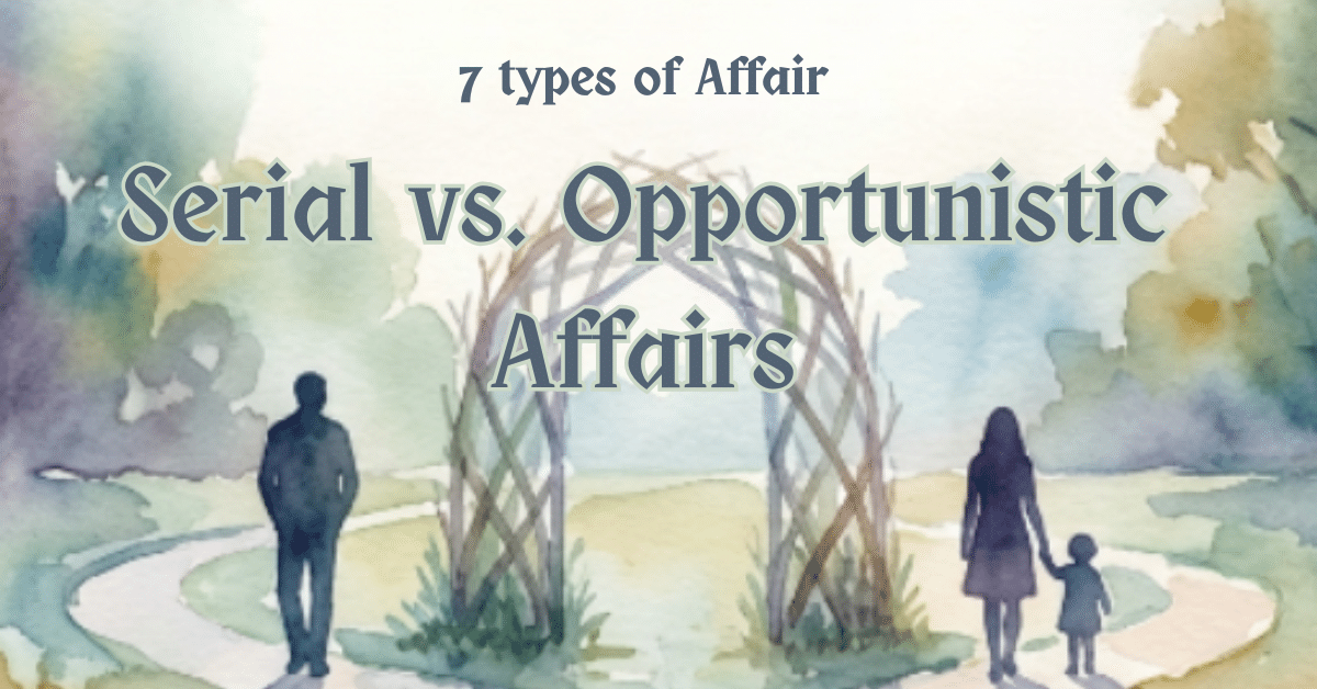 Why Your Recovery Plan After the Affair Must Be Tailored- Serial cheating vs opportunistic affair