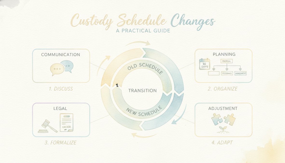 how to handle custody schedule changes a practical guide 1784254542
