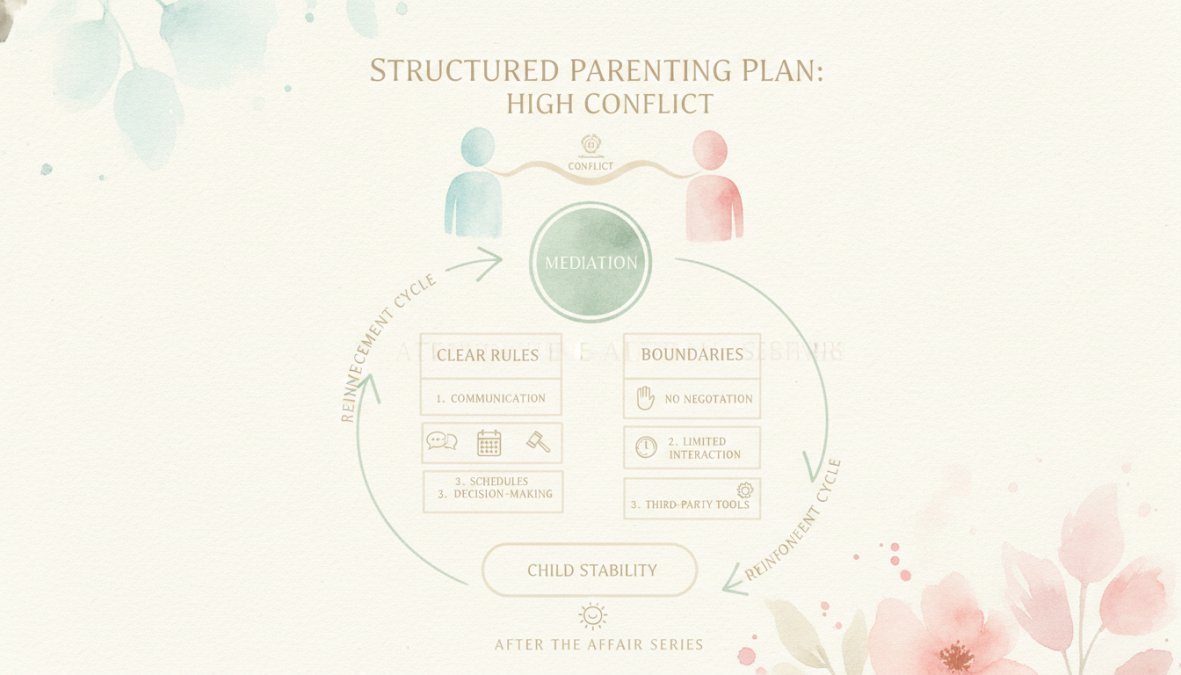 structured parenting plan for high conflict a practical guide 1784687649