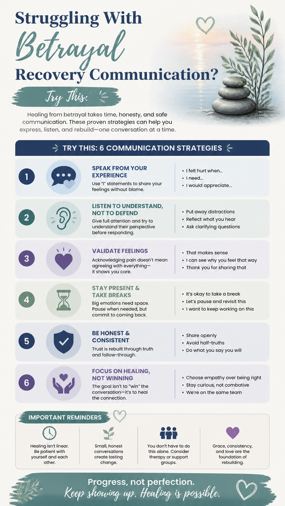 struggling with betrayal recovery communication try this