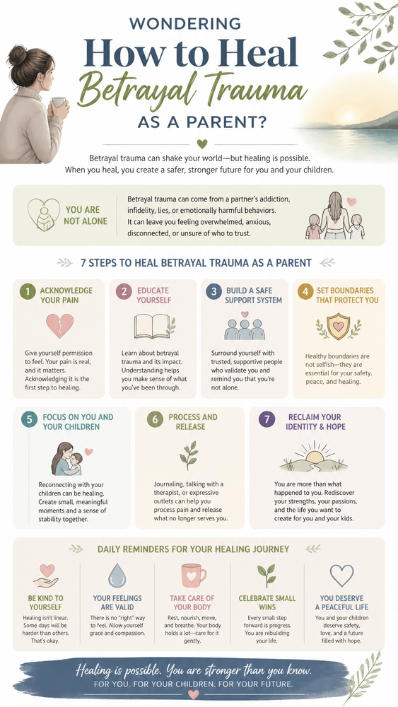 wondering how to heal betrayal trauma as a parent