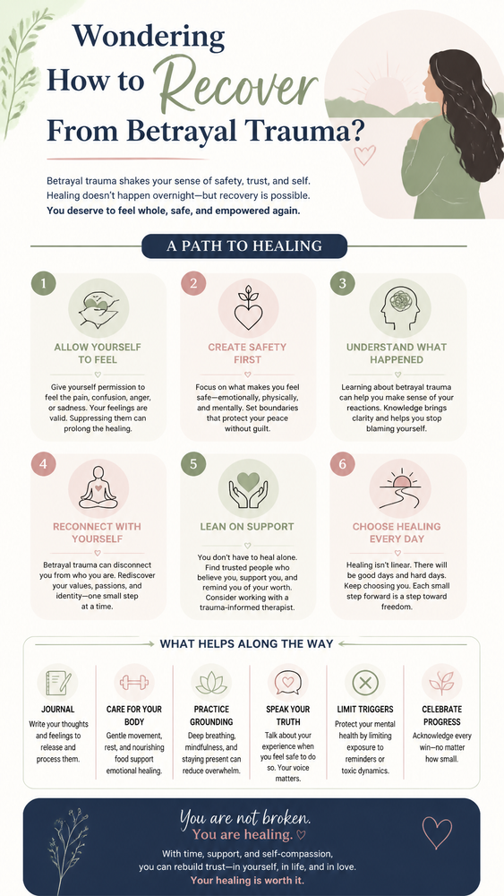 wondering how to recover from betrayal trauma