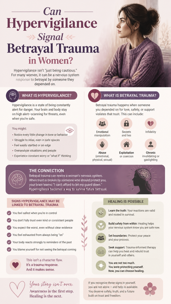 can hypervigilance signal betrayal trauma in women