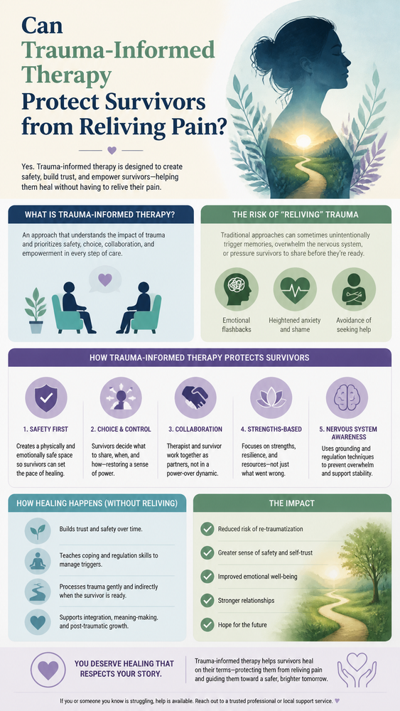 can trauma informed therapy protect survivors from reliving pain