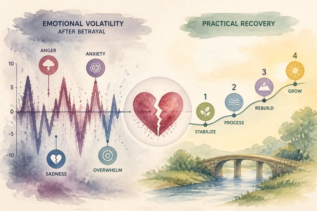 Overcoming Emotional Volatility After Betrayal: Your Essential Recovery Guide 1 emotional volatility after betrayal a practical recovery guide 1785904802