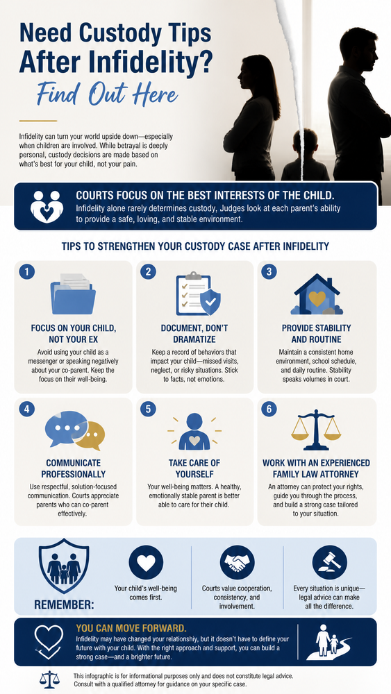 need custody tips after infidelity find out here