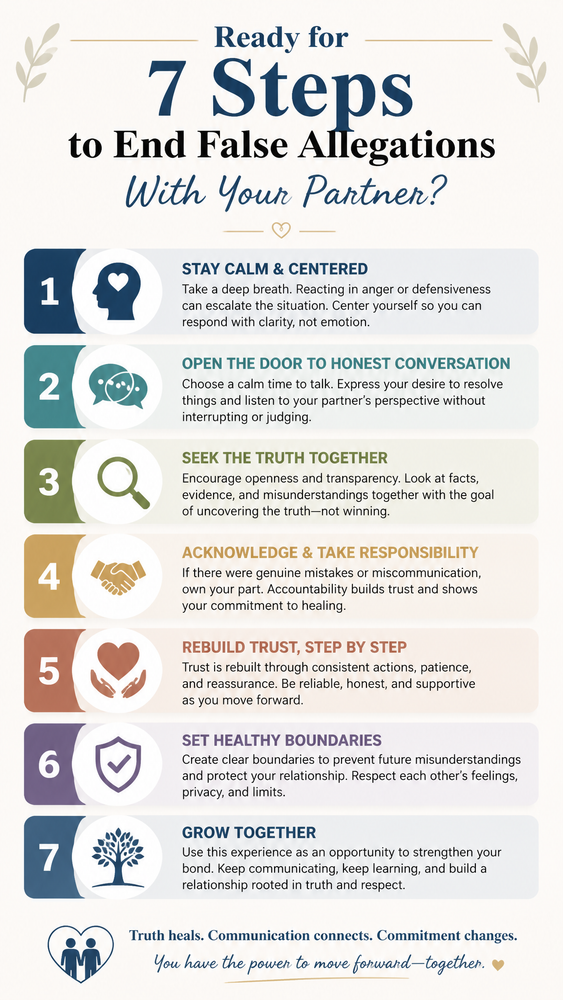 ready for 7 steps to end false allegations with your partner 1