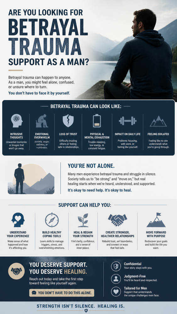 are you looking for betrayal trauma support as a man